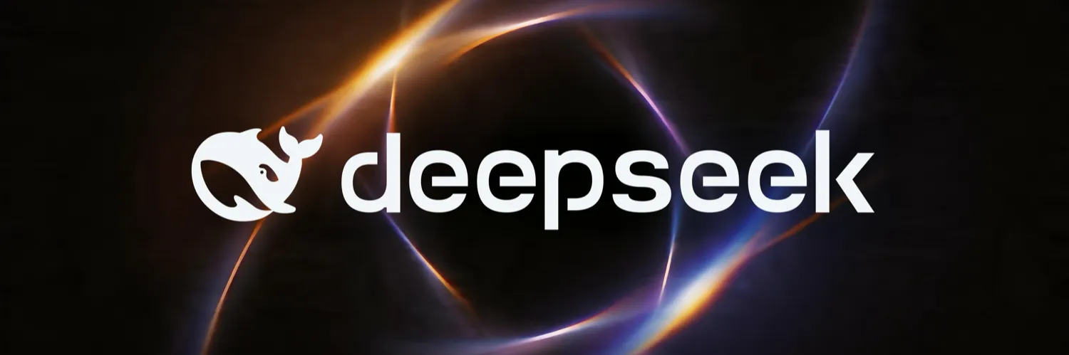 DeepSeek 官方暗色光环品牌视觉